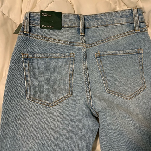 Wild Fable 90s High Waist Straight Ankle (00) NWT - Picture 5 of 6